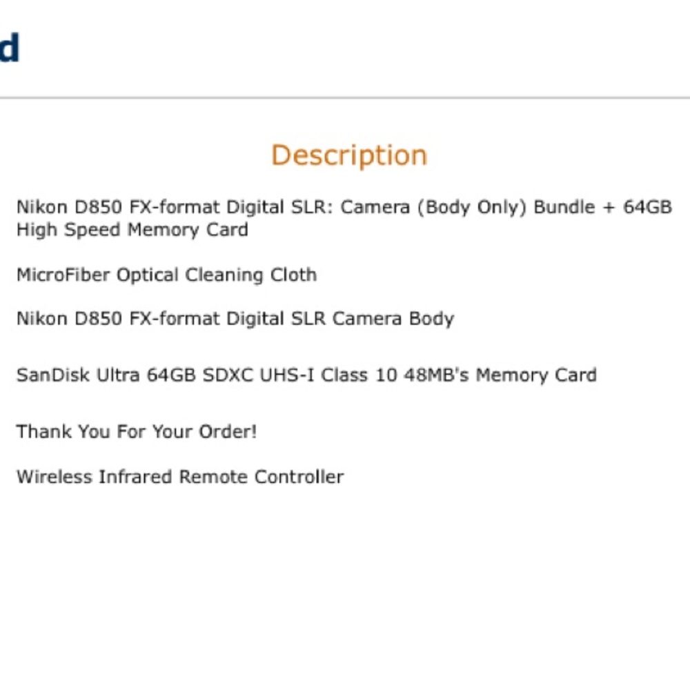 Nikon camera w/accessories